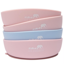 Carregar imagem no visualizador da galeria, Prato rosa de silicone les enfants