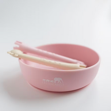 Carregar imagem no visualizador da galeria, Prato rosa de silicone les enfants