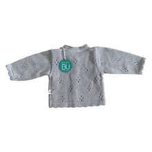 Carregar imagem no visualizador da galeria, Casaco de Malha Cinza