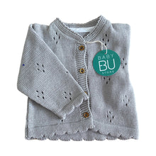 Carregar imagem no visualizador da galeria, Casaco de Malha Cinza