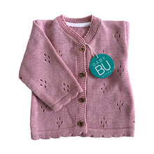 Carregar imagem no visualizador da galeria, Casaco de Malha Rosa